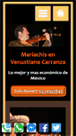 Mobile Screenshot of mariachisenvenustianocarranza.com